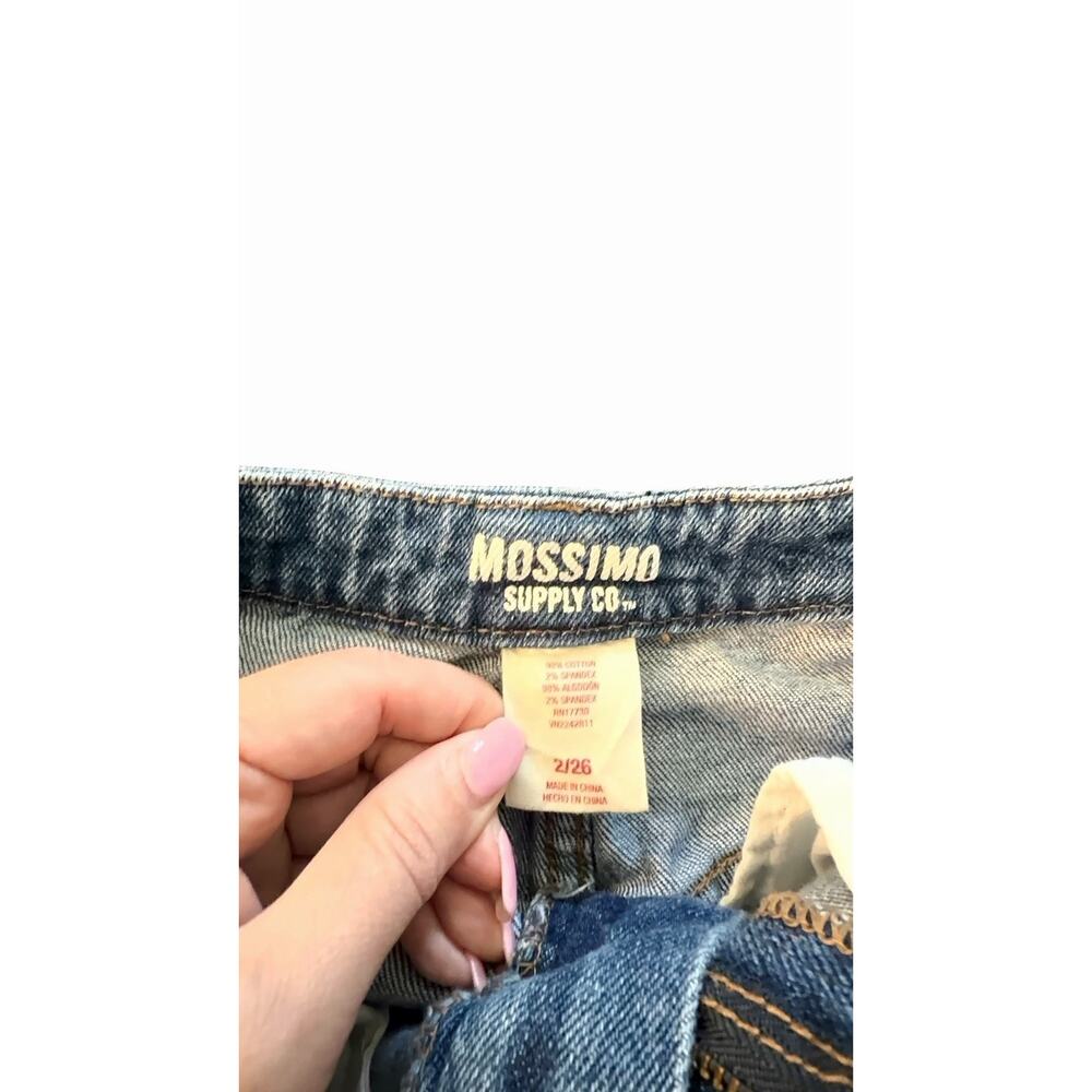 Mossimo Distressed Denim Mini Skirt β Y2K Target Find - Picture 5 of 6